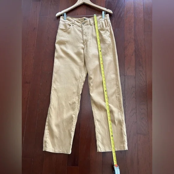 Henry Cotton’s Neiman Marcus Pants - Size 32 linen cotton blend Carmel Beige